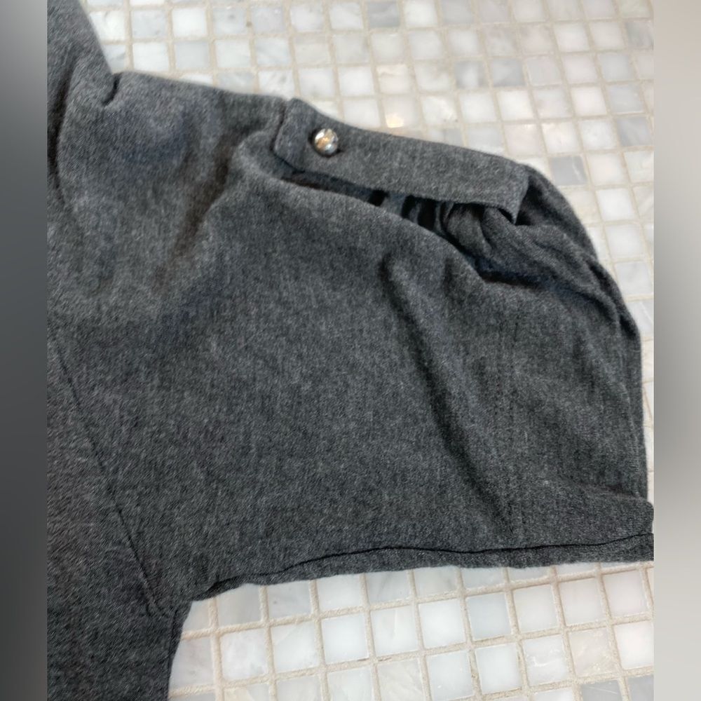 Whisper Trail Gray Bamboo Turtleneck Dress with Pockets - Picture 8 of 12